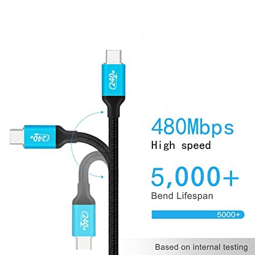 Rankie USB-C to USB-A 3.0 Cable, Type C Charging and Data Transfer, 3 Feet