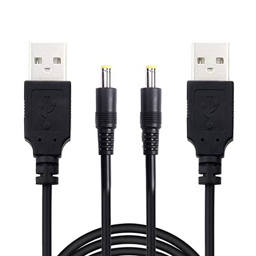 USB Male to 5V DC 5.5mmx2.1mm Jack Connector Power Cable