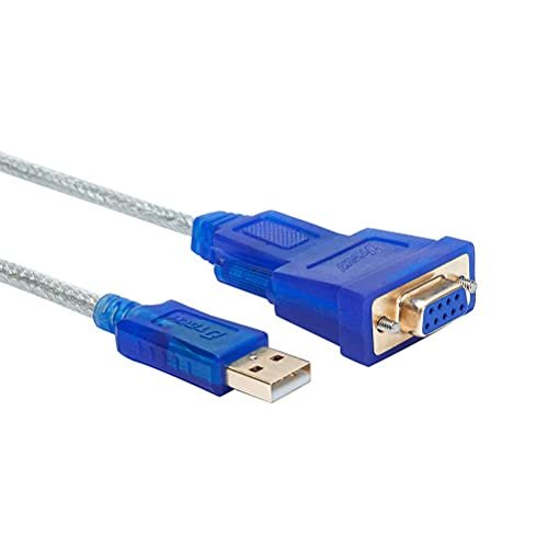 DTech 10 Feet USB to Serial RS232 Female Adapter Cable Prolific