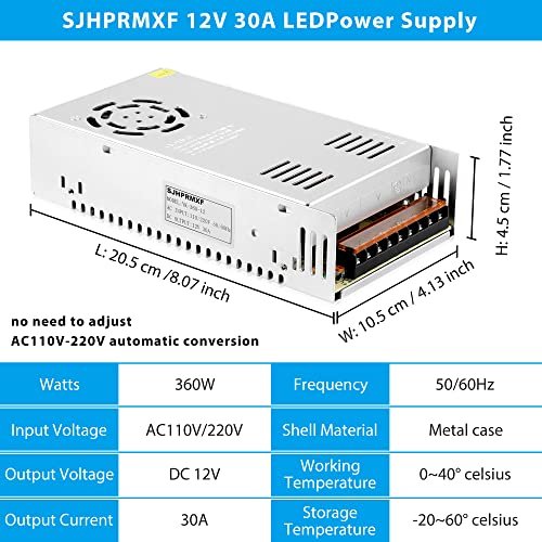 Power Supply Transformer Switching Power Supply DC 12 V 30 A 360 W