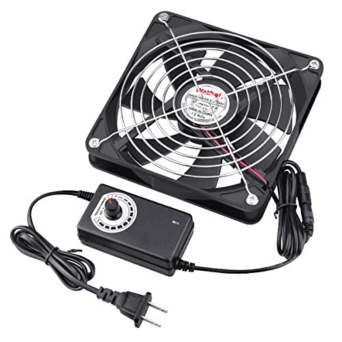 Wathai 140Mm X 25Mm Computer Fan With Ac Plug 110V 120V 220V 240V