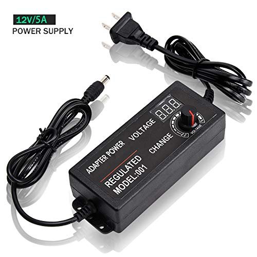 12V 5A 60W Power Supply Adapter Universal Regulated Switching