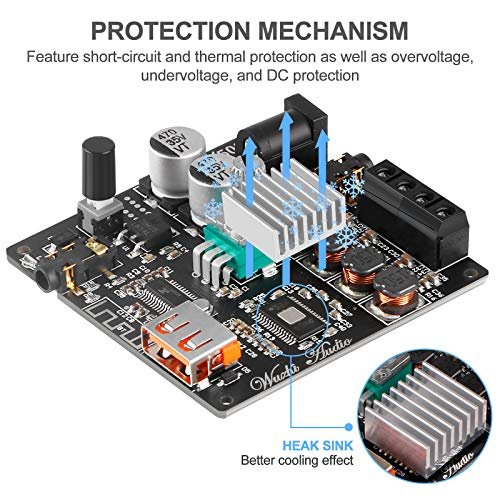 MakerHawk Bluetooth Amplifier Board HiFi Stereo 2.1 TPA3116D2