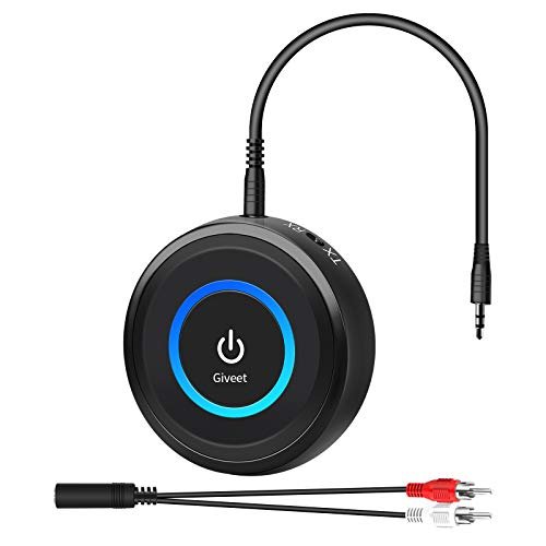 Bluetooth aux outlet adapter for headphones