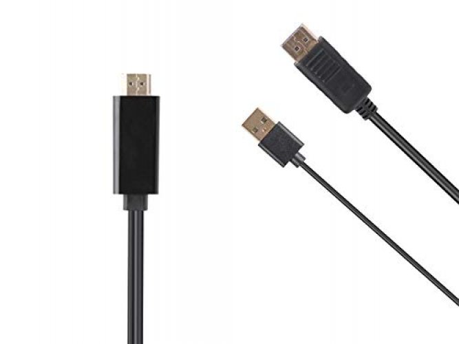  Monoprice DP (DisplayPort) Male to HDMI Female Adapter :  Electronics