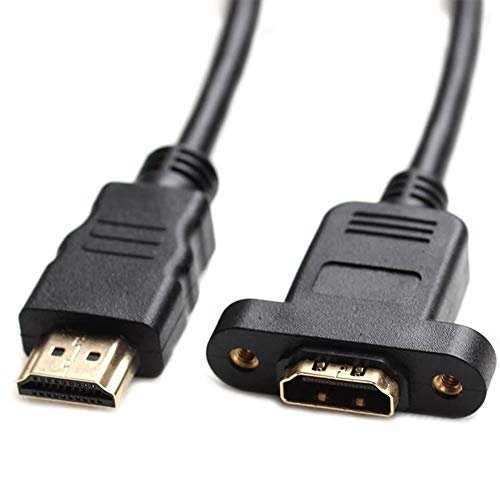 3FT HDMI High Speed HDMI Extension Cable Male to Female, Supports Ethernet,  3D and Audio Return 3 feet 