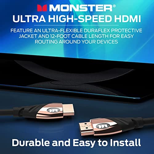 Hdmi monster black online platinum