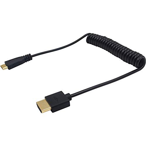  Twozoh 4K Micro HDMI to HDMI Cable 1FT, Short High-Speed Full  HDMI to Micro HDMI Braided Cord Support 3D 4K/60Hz 1080p : Electronics