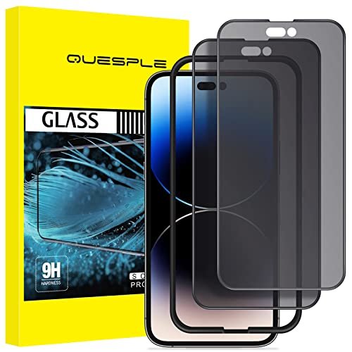 JETech Privacy Screen Protector for iPhone 13 6.1-Inch with Camera Lens  Protector (Not for iPhone 13 Pro), Anti-Spy Tempered Glass Film, Easy  Installation Tool, 2-Pack Each 