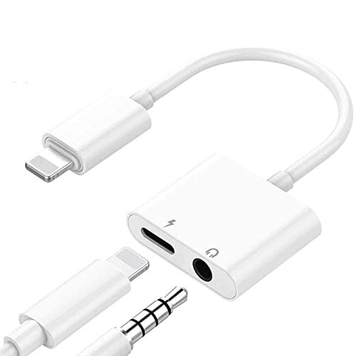 For iPhone Headphone Adapter Jack 8 Pin to 3.5mm Aux Cord Dongle Converter  USA