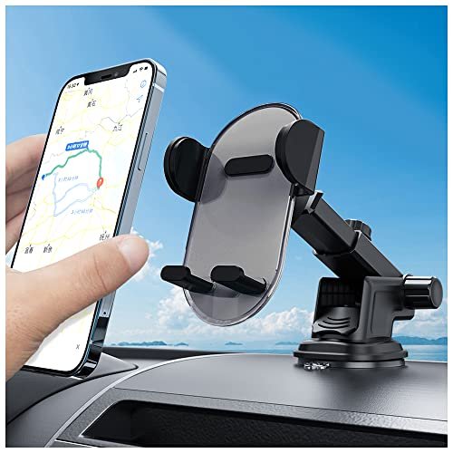 Turcee Car Phone Holder Mount,Strong Suction Dashboard Car Phone Mount,Cell Phone  Mount For Car Anti-Shake Handsfree Transparent,Compatible For Iphon -  Imported Products from USA - iBhejo