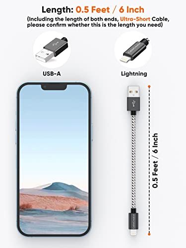 Cablecreation Mfi Certified Usb C To Lightning, Type C To Lightning Cord  Fast Charging Cable For Iphone 13, Iphone 12, 12 Pro, 11, X, Xs, 8, Airpods