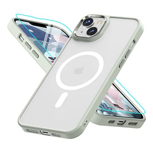  zelaxy Designed for iPhone 15 Pro Case, Metal Buttons