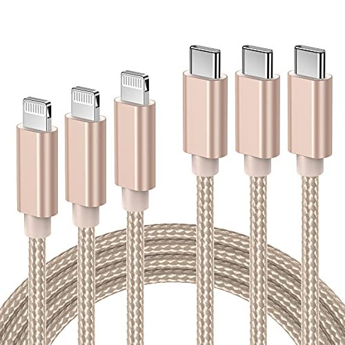iPhone 14 Fast Charger Cable USB C to Lightning Cable - 3 Pack 3/6/10ft MFi  Certified Charging Cord - Type C Port Support Charging Compatible with