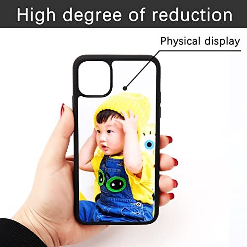 Sublimation Blank Phone Cases for iPhone 14 Pro, Aluminum Plate Very Soft  Edges Rubber Tpu 