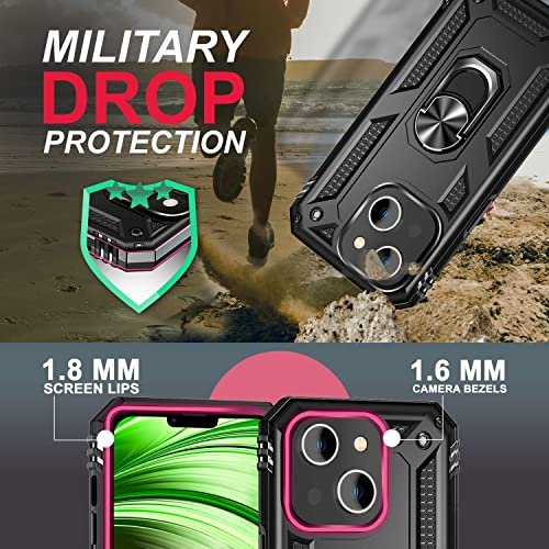 Casekoo Designed For Iphone 15 Pro Max Case With Magnetic Invisible Stand  [Military Drop Protection] [Compatible With Magsafe] Shockproof Translucent  - Imported Products from USA - iBhejo