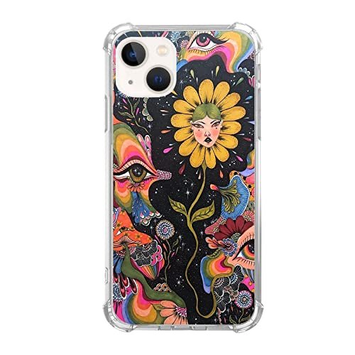  Qxydgklt Hippie Trippy Indie Case Compatible with