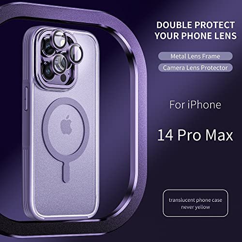 NIFFPD iPhone 14 Pro Max Case with Screen Protector + Camera Lens