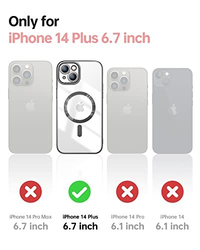 Kiq Apple - iPhone 14 Pro Max - Square Case Rainbow Glittery Hearts