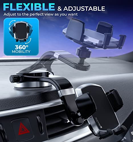 Bestrix Phone Holder For Car, Phone Mount For Car Car Phone Mount