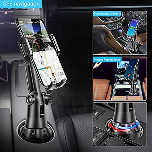  TOPGO Cup Holder Phone Mount, [No Shaking & Height