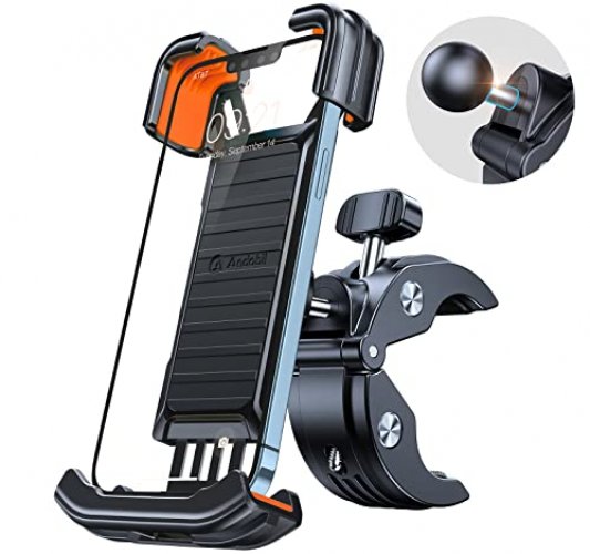 Andobil Bike Phone Mount, [ Super Stable & Full Protection ] Adjustable  Universal Cell Phone Holder For Bike Bicycle Motorcycle Scooter Fit For  Iphon - Imported Products from USA - iBhejo