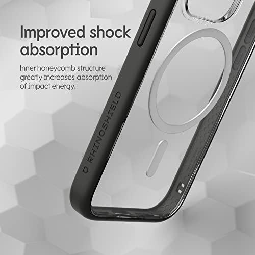 RhinoShield Modular Case Compatible with MagSafe for [iPhone 15 Pro] | Mod  NX - Superior Magnetic Pull Force, Customizable Heavy Duty Protective Cover