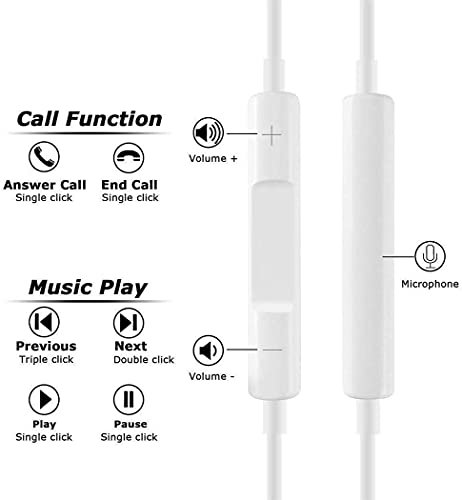 Earphones Wired Headphones For Iphone 7 8 8 Plus X Xs Xr Xs Max