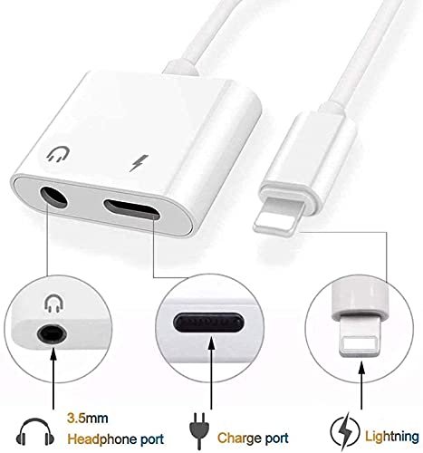 Lightning charger to online headphone jack