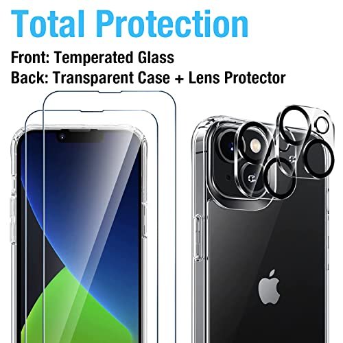 Jetech Screen Protector For Iphone 13 Pro Max 6.7-Inch, Tempered Glass Film  With Easy-Installation Tool, 2-Pack - Imported Products from USA - iBhejo