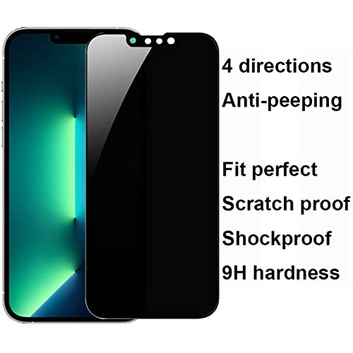 Anti Peeping Case for Iphone 14 (6.1), 360 Degree Front and Back