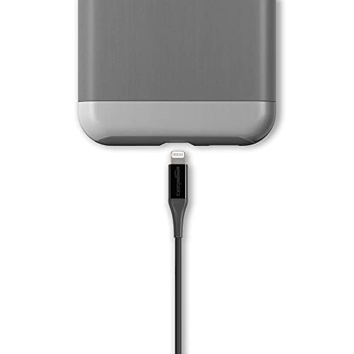 Basics USB-A to Lightning ABS Charger Cable, MFi Certified Charger  for Apple iPhone 14 13 12 11 X Xs Pro, Pro Max, Plus, iPad, 6 Foot, White