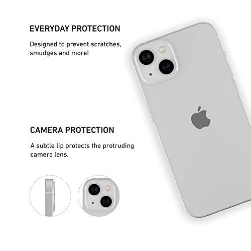 Peel Ultra Thin iPhone 14 Pro Case, Bone - Minimalist Design Branding Free Protects and Showcases Your Apple iPhone 14 Pro