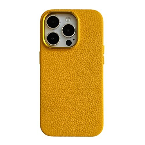  KAPUCTW for iPhone 14 Pro Max Case 6.7 Inch,Cute Gold