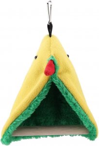 YOUTHINK Bird Perches Stand Hammock Bird Bed, Soft Plush Bird Cage Hanging Tent