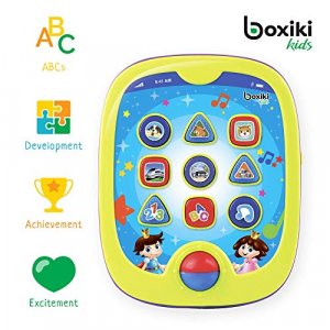 Boxiki kids Smart Pad Educational Toys for Babies and Children - Preschool Learning Toddler Tablet Toy for Infants. Learn ABC, Numbers & Play Games.L