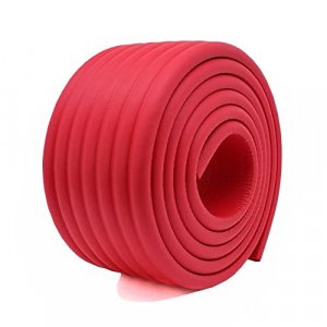 M2cbridge Multifunctional Edge and Corner Guard Coverage Baby Safety Bumper DIY 6.5 Ft (Red)