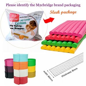 M2cbridge Multifunctional Edge and Corner Guard Coverage Baby Safety Bumper DIY 6.5 Ft (Red)