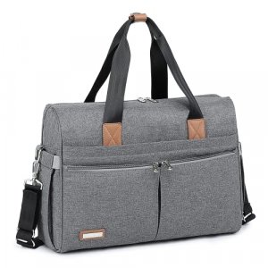 RUVALINO Diaper Bag Tote, Hospital Bags for Labor and Delivery, Multifunction Large Travel Weekender Overnight Bag for Mom and Dad, Convertible Baby