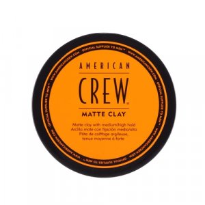 Men's Hair Matte Clay by American Crew, Like Hair Gel with Medium/High Hold, 3 Oz