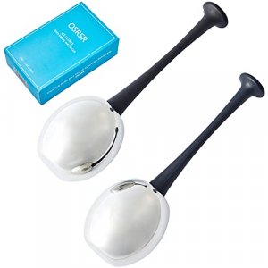 OSRSR Ice Globes Cryo Sticks Facial Massage Tools,Skin Care Unbreakable Stainless Steel Beauty Cold Roller for Face Eyes & Neck,Gifts for Women Mom W