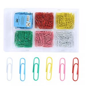 Mr. Pen- Paper Clips, 1.3 Inch, 450 Pack, Small Paper Clips, Colored Paper Clip, Clip, Paperclips, Paper Clip, Clips for Paperwork, Paper Clips for O