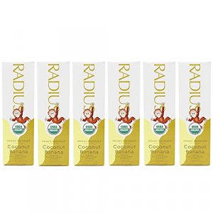 RADIUS USDA Organic Kids Toothpaste 3oz Non Toxic Chemical-Free Gluten-Free Designed to Improve Gum Health for Children's 6 Months and Up - Coconut B