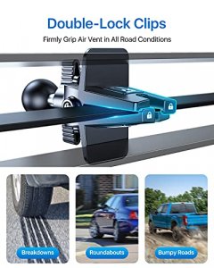 andobil (2023 Upgraded) Car Phone Mount [Military Sturdy, Firmly Grip & Never Slip] Air Vent Cell Phone Holder Car, Ultra Stable, Easy Used, Compatib