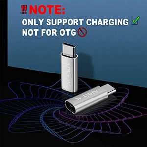 ARKTEK USB-C Adapter i OS Lighting Cable (Female) to USB Type C (Male) - Only Charging Adapter for Phone 13 Galaxy S20 Note 10 Pixel 4 and More ( 2 P