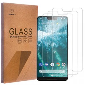 Mr.Shield [3-PACK] Designed For Google (Pixel 3 XL) 2018 [Tempered Glass] Screen Protector [Japan Glass With 9H Hardness] with Lifetime Replacement
