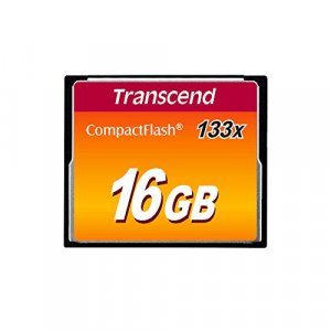 Transcend 16GB CompactFlash Memory Card 133x (TS16GCF133)