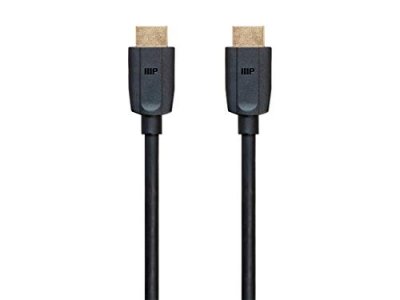 Monoprice Ultra 8K High Speed HDMI Cable - 6 Feet - Black, 48Gbps, 8K, Dynamic HDR, eARC - DynamicView Series