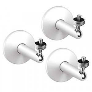[3 Pack] KIWISMART Wall Mount Compatible with Ring Stick up Cam Wired/Battery and Ring Indoor Cam HD Securit Camera Metal Mount with 360 Degree Adjus