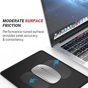 MROCO Mouse Pad [30% Larger] with Non-Slip Rubber Base, Premium-Textured & Waterproof Computer Mousepad with Stitched Edges, Mouse Pads for Computers